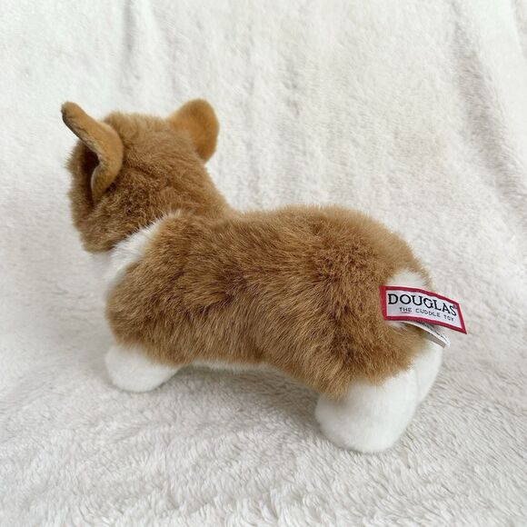 Douglas Louie Welsh Corgi Puppy Dog Plush 10" Stuffed Cuddle Toy Realistic #2 - Picture 3 of 6